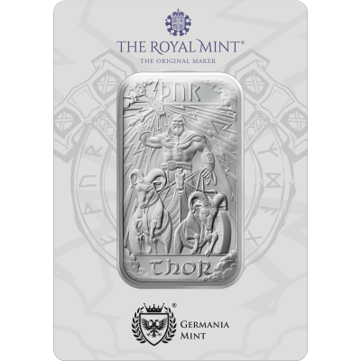 Severskí bohovia - Thor - 1 Oz - strieborný investičný zliatok