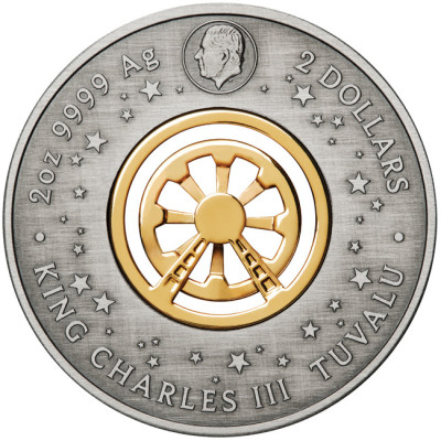Ruské koleso (2025) - 2 Oz - strieborná zberateľská minca