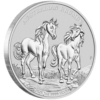 Austrálsky Brumby (2025) - 1 Oz - strieborná investičná minca (dodanie 10.9.2025)
