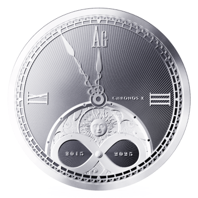 Chronos (2025) - 1 Oz - strieborná investičná minca ( doručenie 18.9.2025)