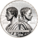 Brutus vs. Caesar (2025) - 2 Oz - strieborná zberateľská minca (dodanie 5.10.2025)