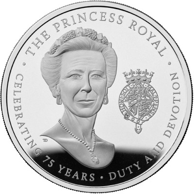 Jubileum princeznej Anny (2025) - 28g - strieborná zberateľská minca