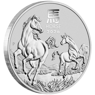 Lunar Horse (2026) - 1 Oz - strieborná investičná minca