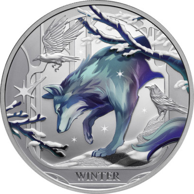 Winter Wolf (2025) - 1 Oz - strieborná zberateľská minca