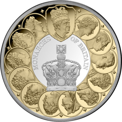 Monarchs of Britain (2025) - strieborná sberatělská minca