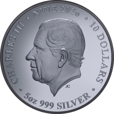 Triple Lunar Horse (2026) -5 Oz - strieborná proof zberatělská minca