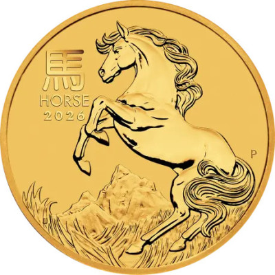 Lunar Year of the Horse (2026) - 1 Oz - zlatá investičná minca