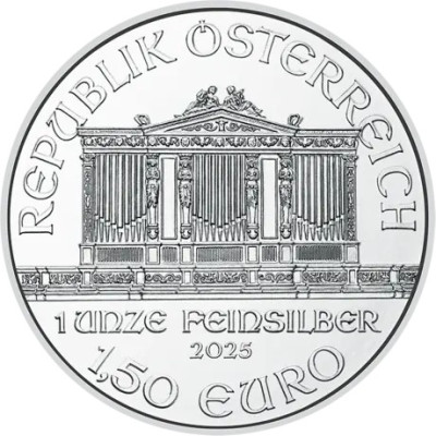 Wiener Philharmoniker (2025) - 1 Oz - strieborná investičná minca