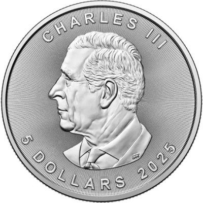 Javorový list (2025) - 1 Oz - strieborná investičná minca