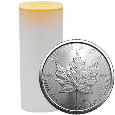 Javorový list (2025) - 1 Oz - strieborná investičná minca