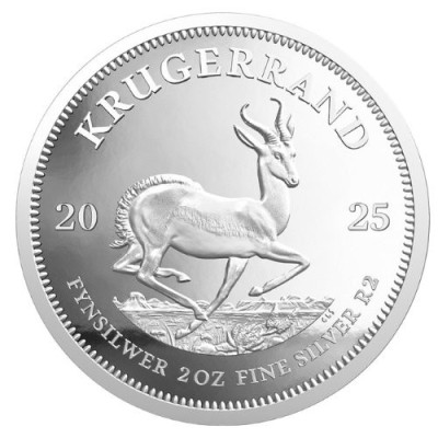 Krugerrand (2025) - 2 Oz - strieborná zberateľská minca