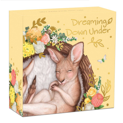 Baby Kangaroo (2021) - 1/2 Oz - strieborná zberateľská minca