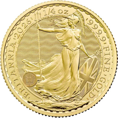 Britannia (2026) - 1/4 Oz - zlatá investičná minca