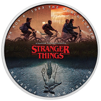 Stranger Things (2026) - 1 Oz - strieborná zberateľská minca