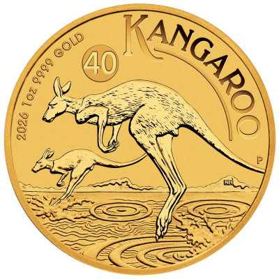 Australian Kangaroo (2026) - 1 Oz - zlatá minca