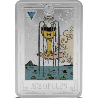 Tarot I. - Ace of Cups - 1 Oz - strieborná zberateľská minca