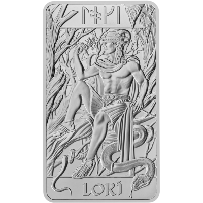 Severskí bohovia - Loki - 10 Oz - strieborný investičný zliatok