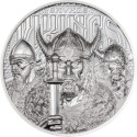 Divokí Vikingovia - 1 Oz - strieborná zberateľská minca
