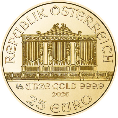 Wiener Philharmoniker (2026) - 1/4 Oz - zlatá investičná minca
