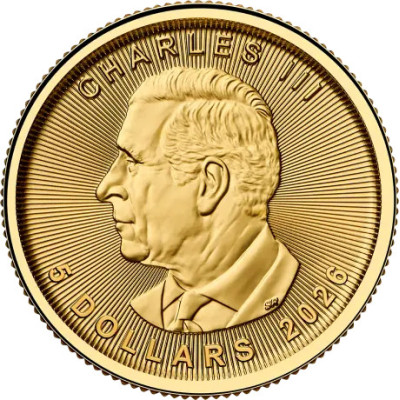 Maple Leaf (2026) - 1/10 Oz - zlatá investičná minca