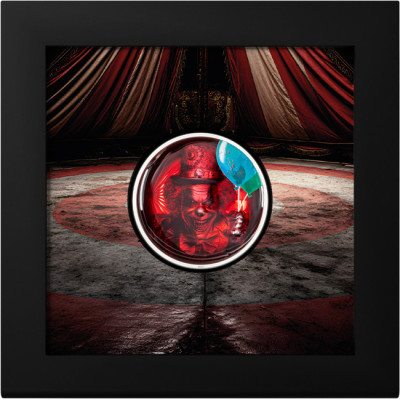 Coulrophobia (2026) - 2 Oz - strieborná proof zberatělská minca