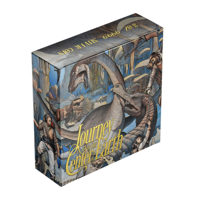 Cesta do stredu Zeme (2026) - 3 Oz - strieborná zberateľská minca