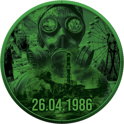 Černobyľ (2026) - strieborná zberateľská minca