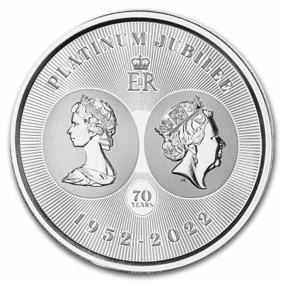 Queen Elizabeth II. Platinum Jubilee (2026) - 1 Oz - strieborná zberateľská minca