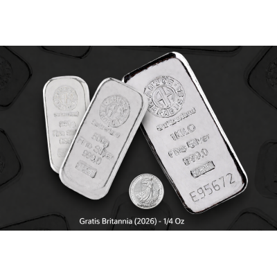 Strieborná sada (1 KG + 500g + 250g Argor Heraeus) + strieborná minca 1/4 Oz Britannia zdarma