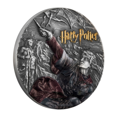 Harry Potter a Ohnivý pohár - 2 Oz - strieborná zberatělská minca