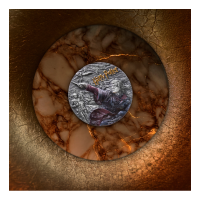 Harry Potter a Ohnivý pohár - 2 Oz - strieborná zberatělská minca