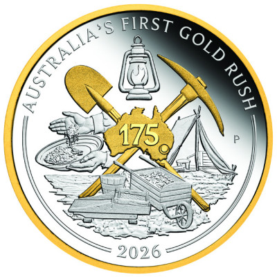 Australia´s First Gold Rush - 1 Oz - strieborná zberateľská minca