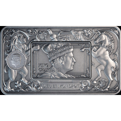 Kráľovské portréty - 2 Oz - strieborná zberateľská minca