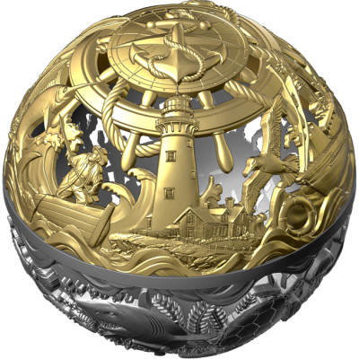 Sea & Surface - 2 Oz - strieborná zberateľská minca
