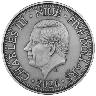 Compass Rose (2026) – 2 Oz – strieborná zberateľská minca