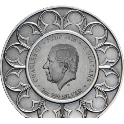 Imperial State Crown (2026) – 2 Oz – strieborná zberateľská minca v kvalite proof