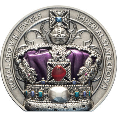 Imperial State Crown (2026) – 2 Oz – strieborná zberateľská minca v kvalite proof