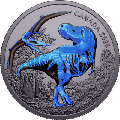 T-Rex (2026)  – 1 Oz – strieborná zberateľská minca