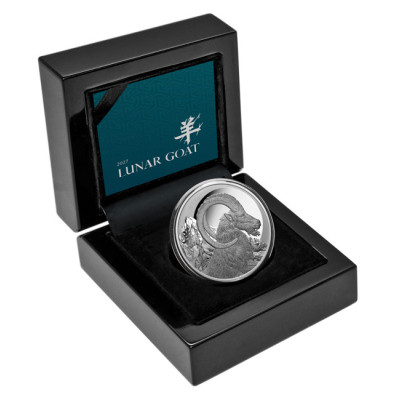 Lunar Goat (2027) – 1 Oz – strieborná zberateľská minca
