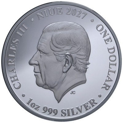 Lunar Goat (2027) – 1 oz – strieborná zberateľská minca v kvalite proof
