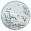 Lunar Goat (2027) – 1/2 unca – strieborná investičná minca