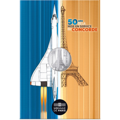 50 rokov Concordu (2026) – strieborná zberateľská minca