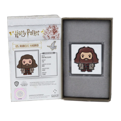 Rubeus Hagrid (2020) – Chibi 1 OZ – strieborná zberateľská minca