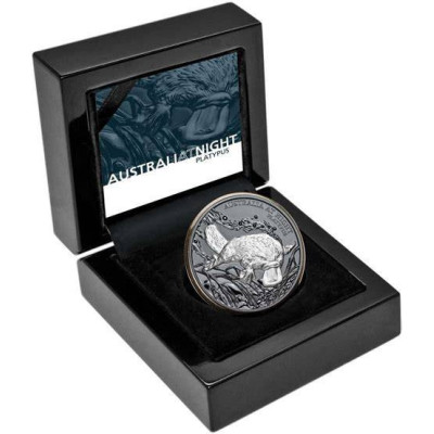 Wombat (2021) – 1 Oz – strieborná zberateľská minca v čiernom proof vyhotovení