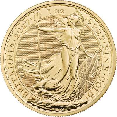 Britannia (2027) – 1 Oz – zlatá investičná minca