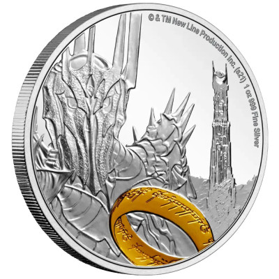 Pán prsteňov – (séria 2021) – 7 Oz – strieborné zberateľské mince